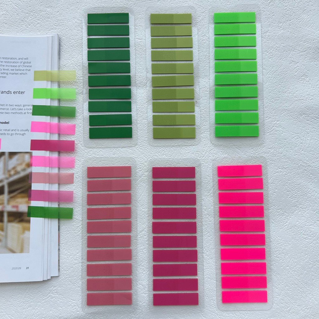 

200 Sheets Blacks Sticky Notes Self-Adhesive for Books-Reading Annotation Notepad Bookmarks Memo Pad Index Tabs