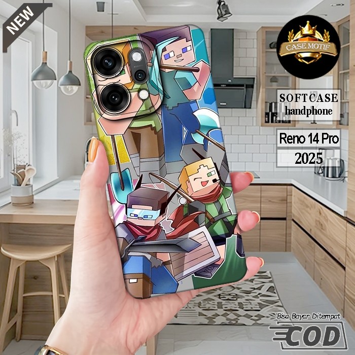 Case OPPO RENO 14 PRO Casing OPPO RENO 14 PRO 5G Terbaru 2025 Softcase Casing Silikon Case Hp