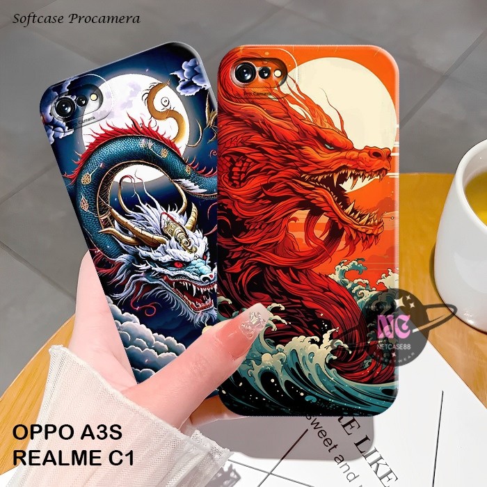 Cassing Hp Oppo A3S / Realme C1 - Oppo A3S A1K A5S A12 A12K A11K Realme C2 Oppo F9 F9 Pro - Softcase