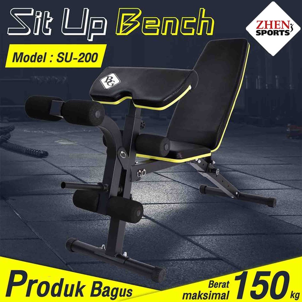ZHEN SPORT SPORT SIT UP BENCH / ALAT SIT UP MODEL SU-200 DENGAN WARNA PILIHAN