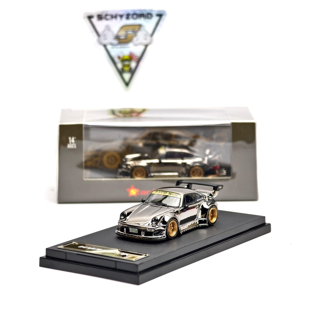 Star Model Porsche RWB 930 Electroplate Stella Artois GT Wing Limited Edition Black