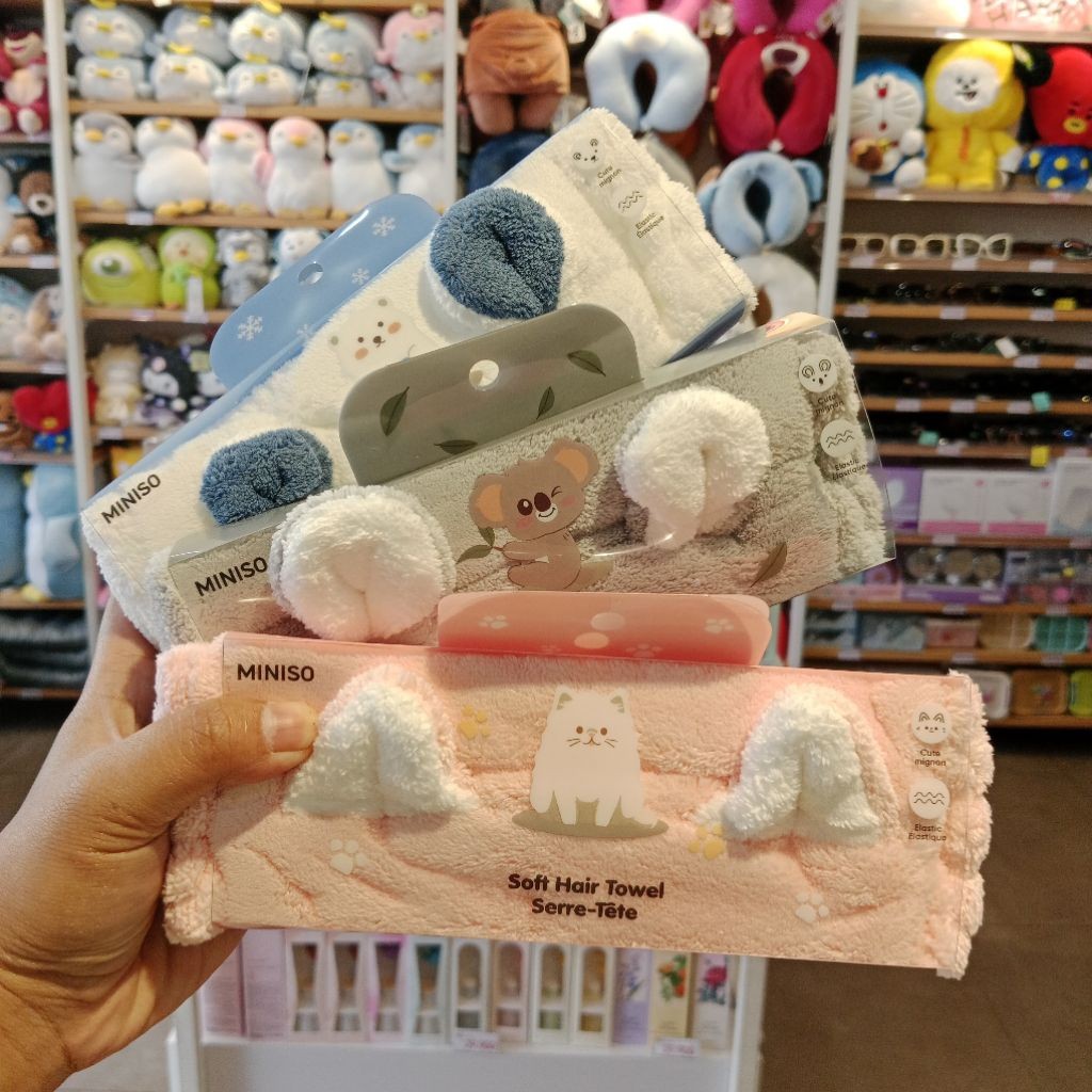 MINISO Animal Series Thicker 3D Headband (Polar Bear,  Koala, Kitten) Hair Band Bando Bandana