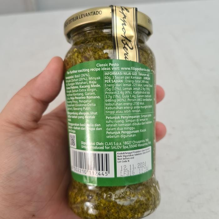 

Filippo berio pesto classic pasta sauce 190gr classic tomato - Classic