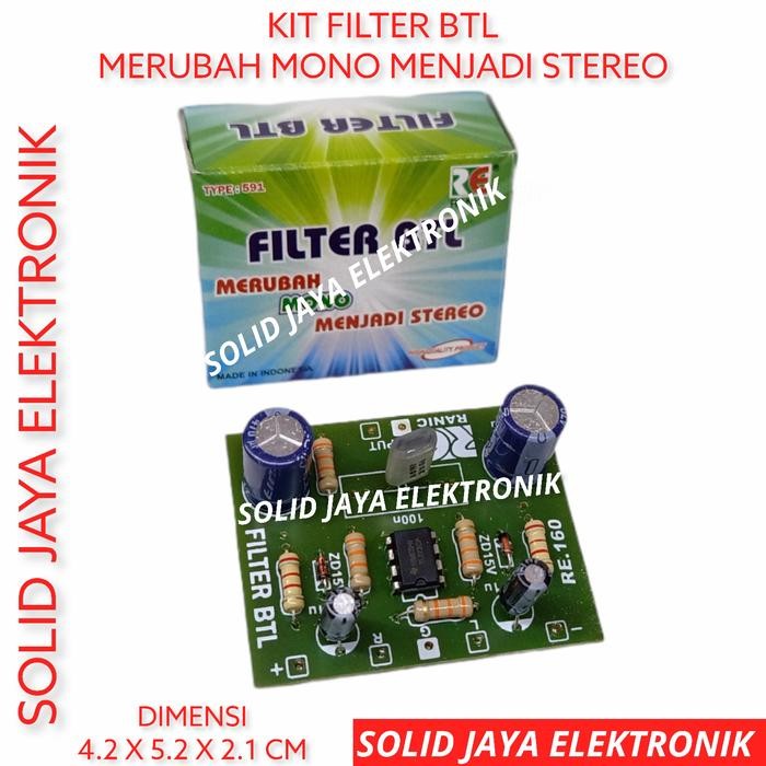 KIT BTL SYSTEM FILTER BTL RANIC STEREO MENJADI MONO NELC N-B01