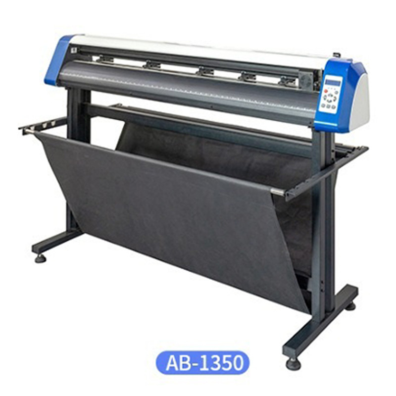 

AB-1350 Semi-Automatic Cutter Vinyl Cutting Plotter Machine Laser Positioning 3 Interface W/SIGNMASTER Softe plotting machine