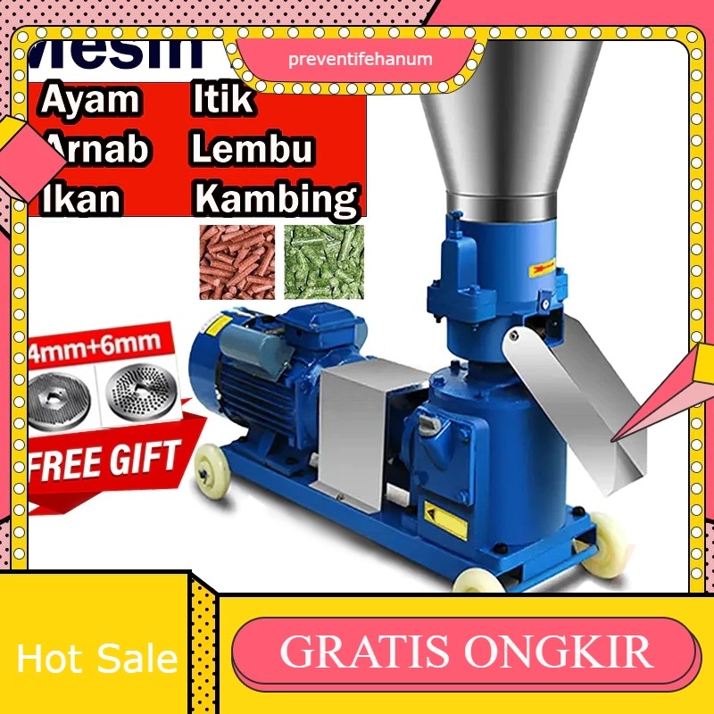 Mesin pakan pelet besar 220V / Mesin pelet pakan/ Mesin Cetak Pelet Vertikal Jumbo/mesin pelet/mesin