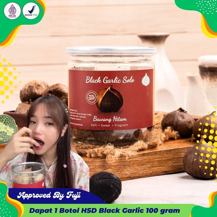 

Black Garlic Tunggal HSD 100g - Fermentasi 90 Hari, Alami BPOM