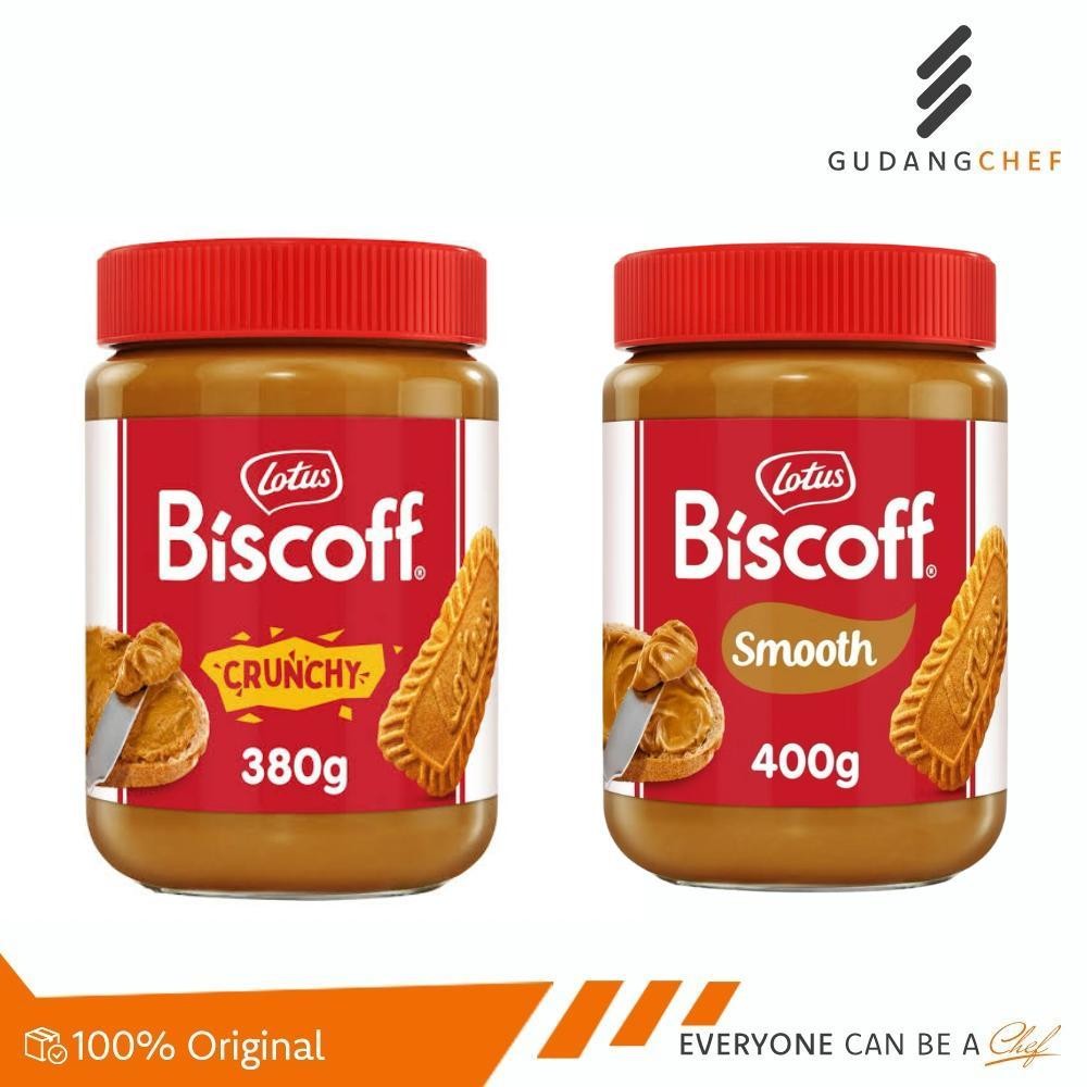 

Lotus Biscoff Crunchy Spread 380gr | Lotus Biscoff Smooth Spread 400gr/Selai Lotus Biscoff Original