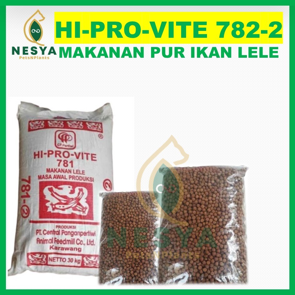 Pelet Ikan HI PROVIT 782 Pakan Ikan Lele Nila Gurame Pelet HI PROVIT 1KG