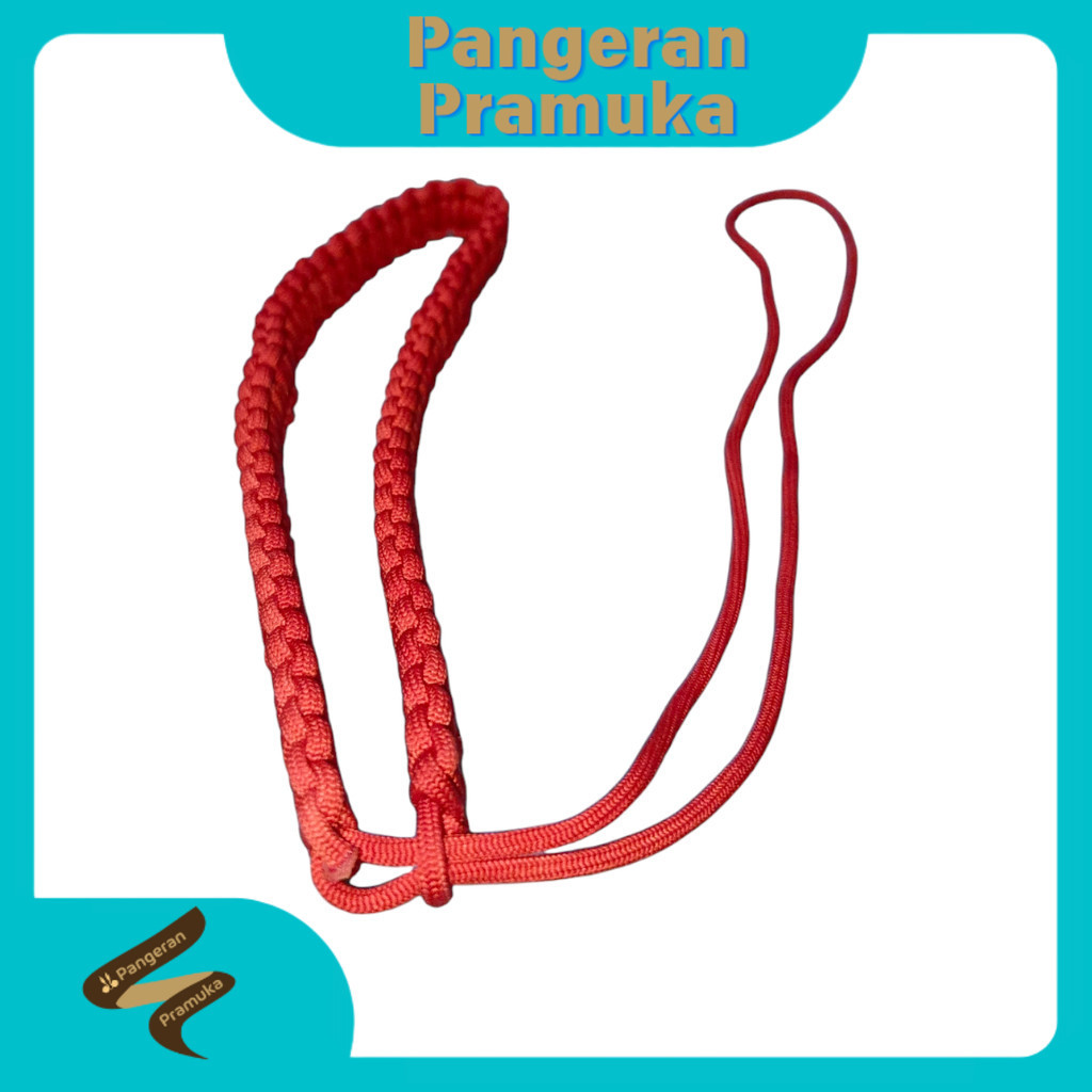 

Talikur Merah Tanggung Penggalang Tali Peluit SD SMP Pramuka Premium