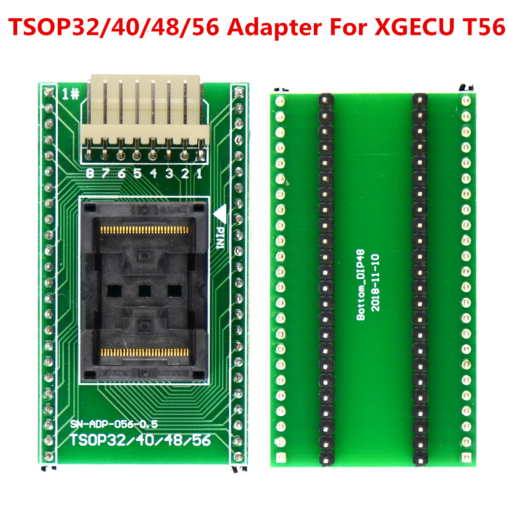 

Original TSOP32 Adapter Only For XGecu T56 Nand Programmer Programmable Base Compiler Socket Calculator Chip High Quality
