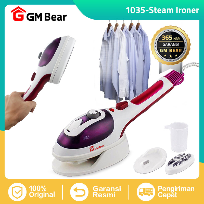 BAR - Setrika Uap Low Watt 1035 - Setrika Baju Gosokan Uap Clothes Iron