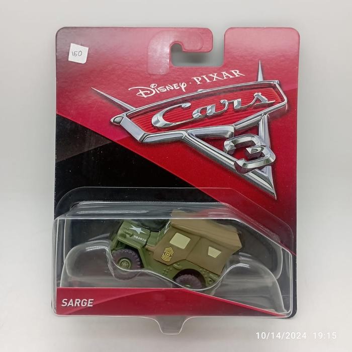 MAINAN... Disney Pixar Cars 3 Sarge Mattel 2016 Diecast 1:55
