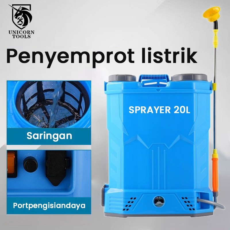 SPRAYER ELEKTRIK 18 LITER Sprayer  20L Pertanian Knapsack Electric dan Manual 2in1 Penyemprot Pupuk 