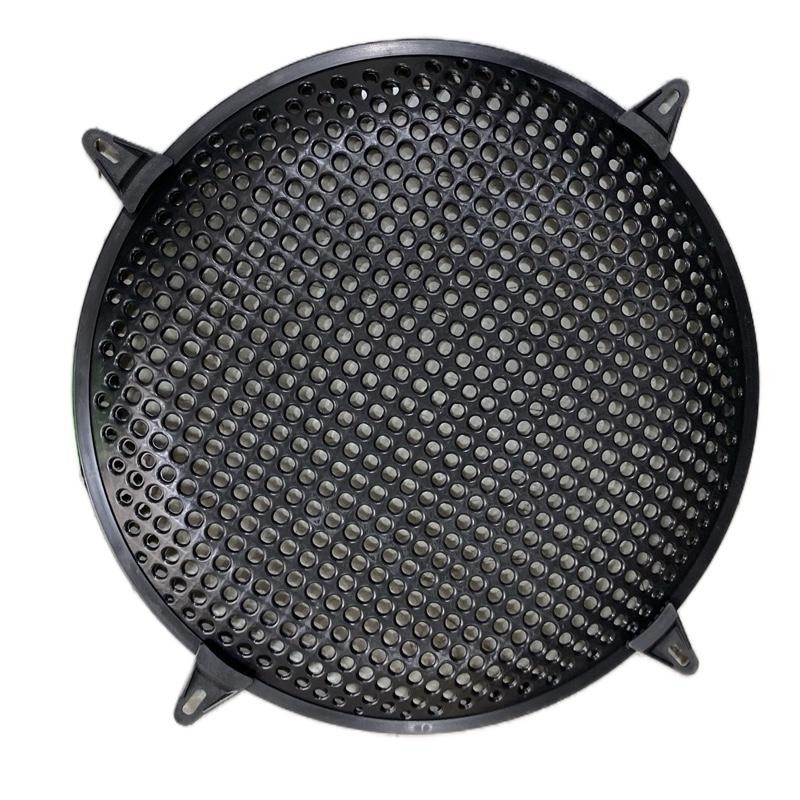 Grill Speaker 15" Inch Tutup Ram Spiker PVC hitam Bulat Kuat Anti Karat Bonus 4 Pengunci Gril