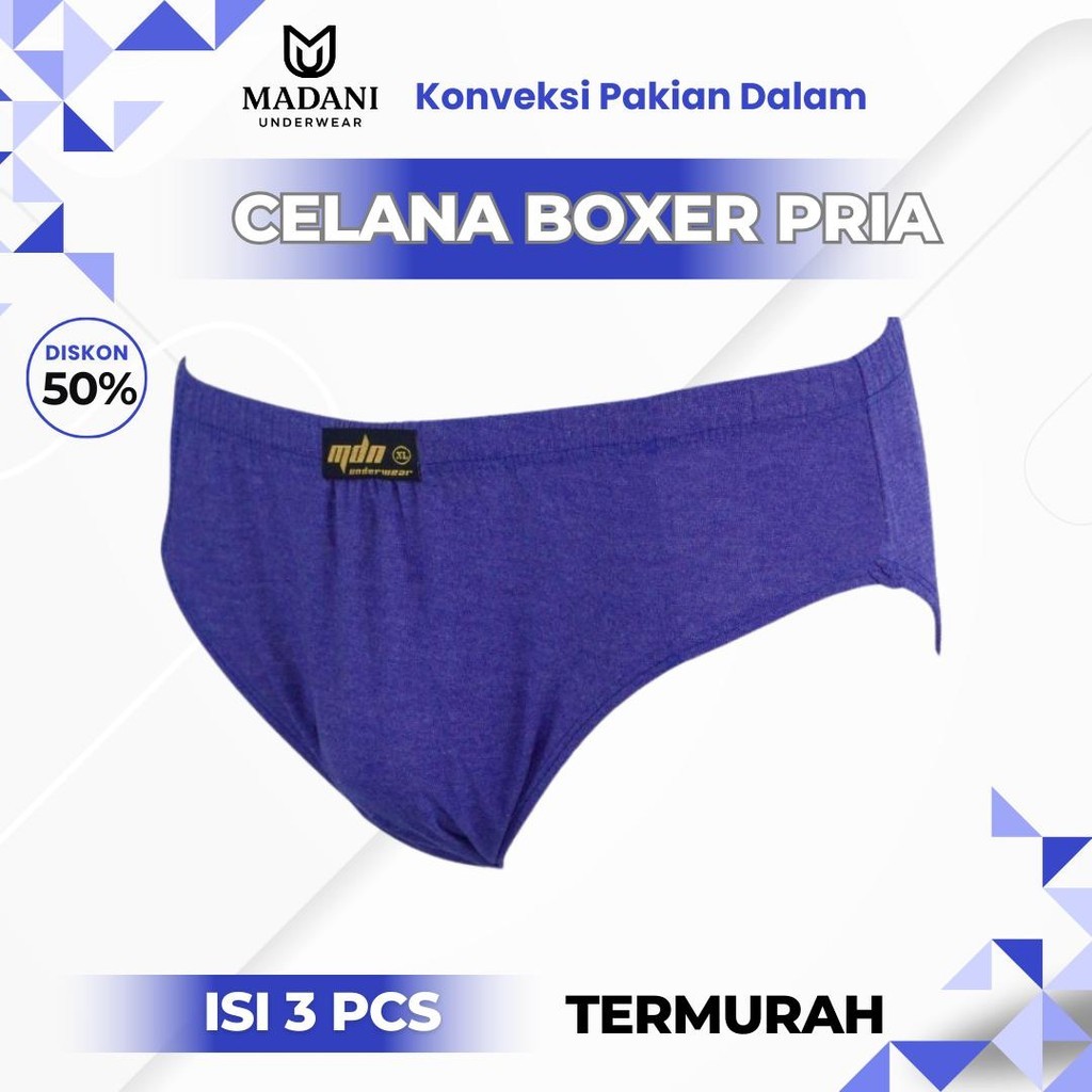 ISI 3PCS CELANA DALAM PRIA KUALITAS PREMIUM LANGSUNG DARI KONVEKSI
