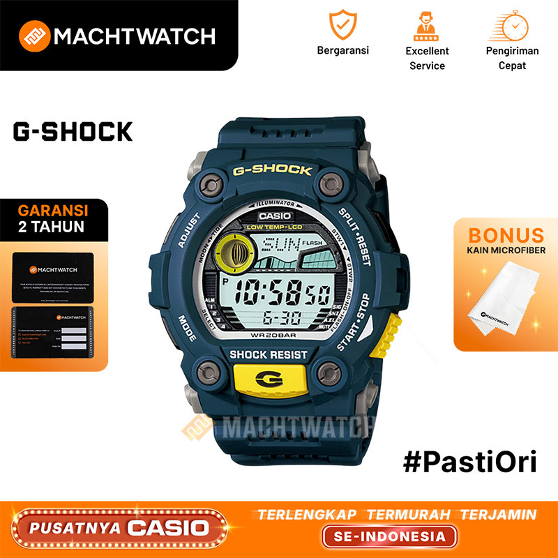 [PAYDAY SALE] Jam Tangan Pria Digital Casio G-Shock G-7900-2DR G7900 G-7900 Blue Resin Band