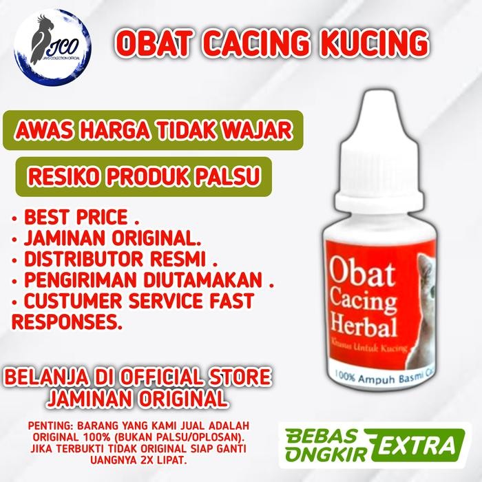 OBAT CACING KUCING OBAT KUCING SAKIT CACINGAN KURUS STOP CAT WORM