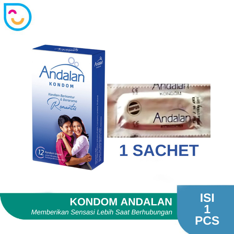 Andalan Kondom Isi 1 Pcs / Andalan Condom / Bergerigi