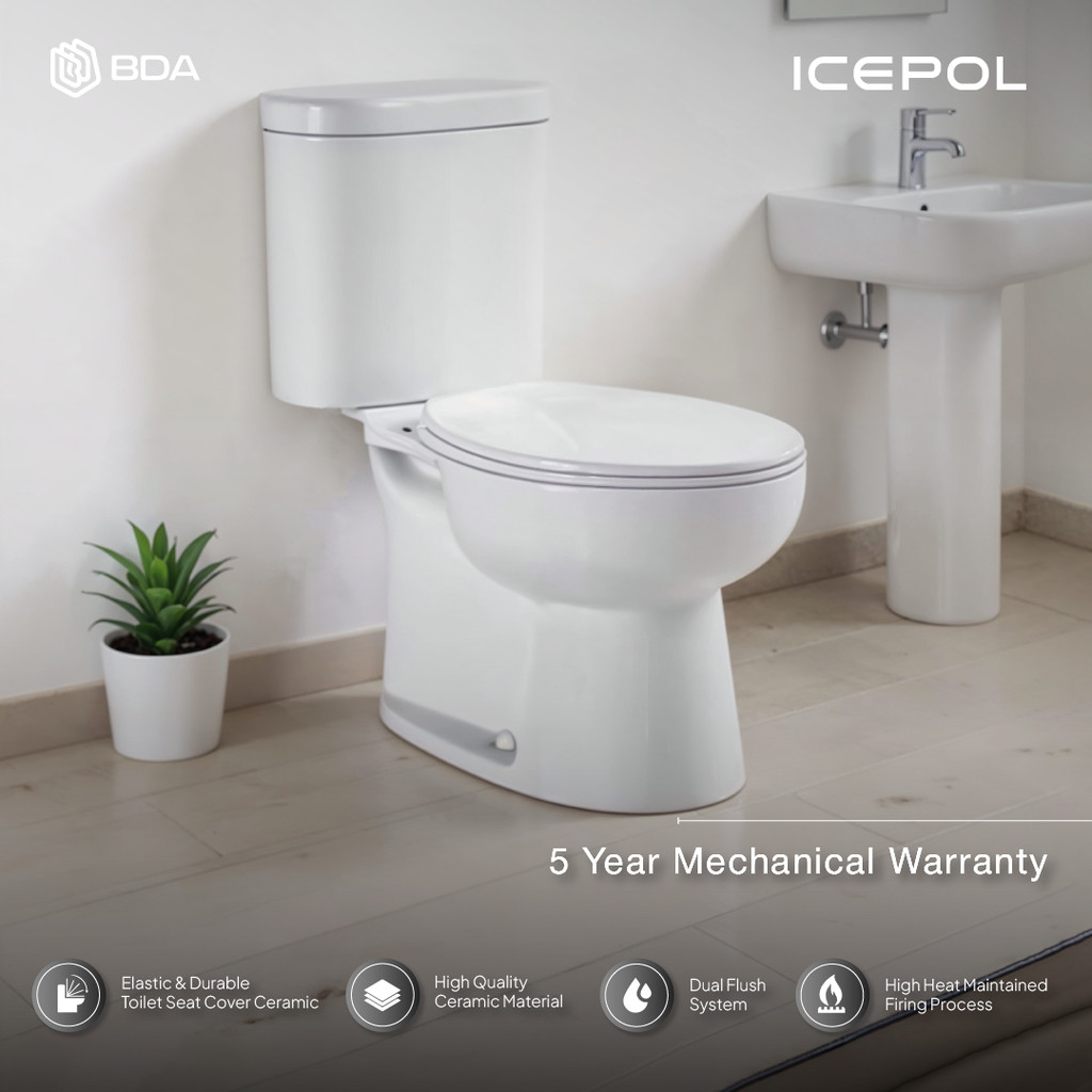 Icepol Closet Duduk Kloset Duduk Toilet Duduk IC 036