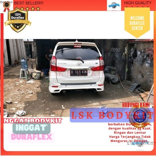 Bodykit Grand New Avanza 2015 2016 2017 2018 Bodikit Bodykit Avansa Bodikit Avanza Lentur-Kuat-Tebal