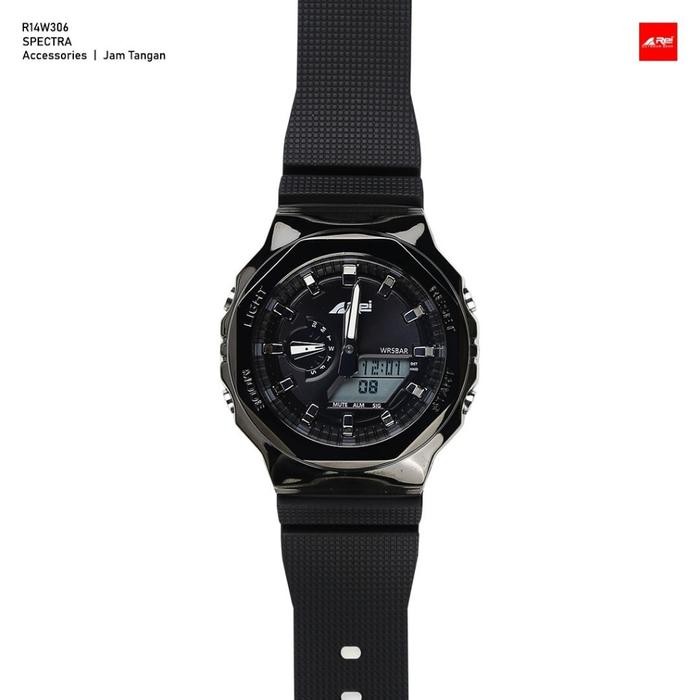 ORIGINAL Jam Tangan / Watch Analog-Digital Pria Spectra Arei Outdoorgear - Hitam
