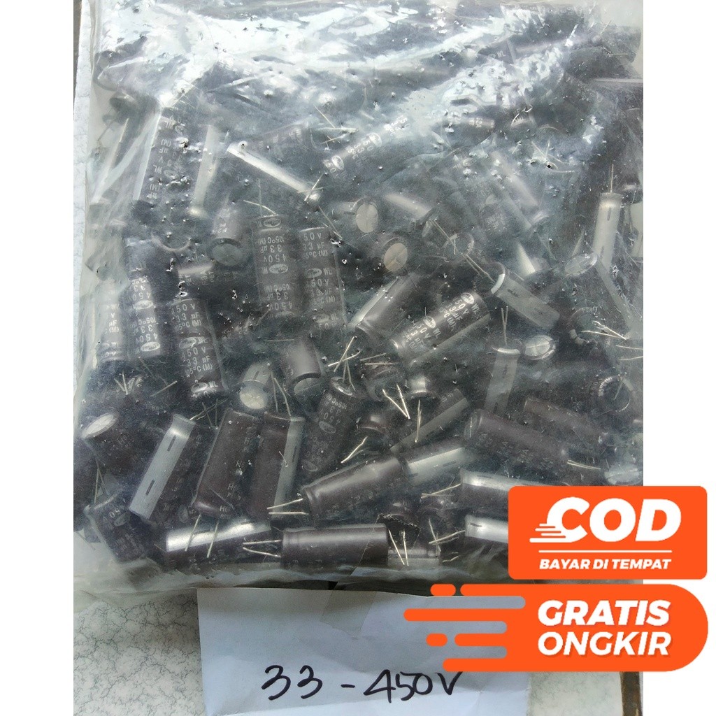 ELCO ELKO 33UF 33 UF 450V 450 VOLT