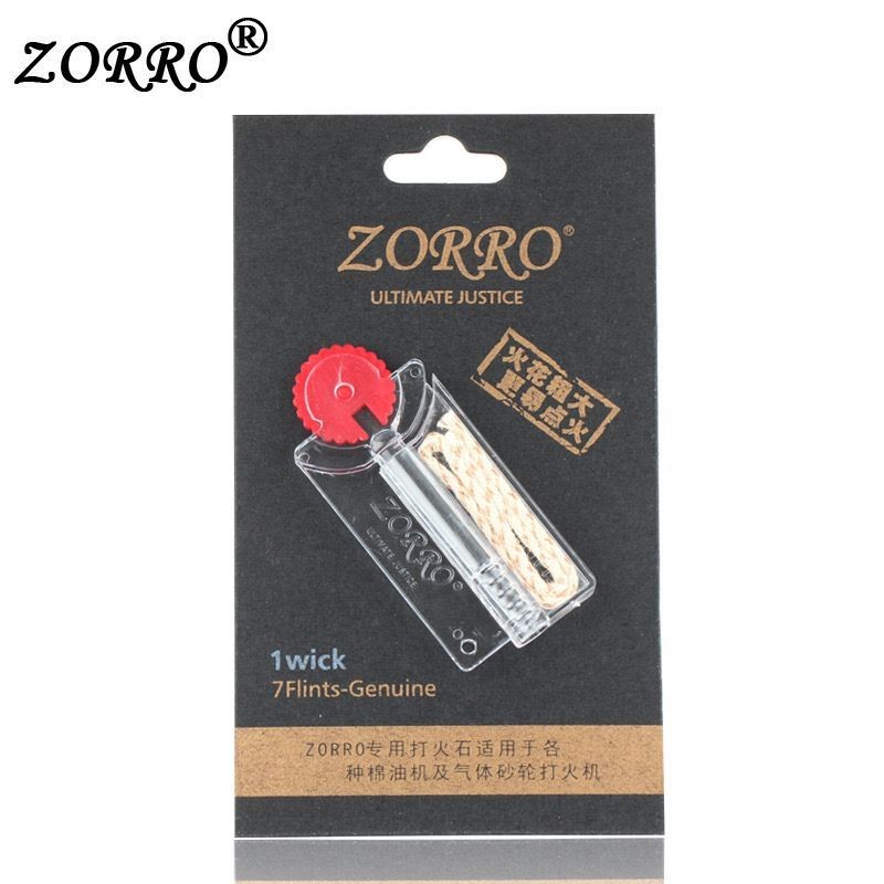 Grosir Batu Korek Api Zorro 7 Flints-Genuine Batu Flint Korek Plus Sumbu Wick Zorro Original Murah