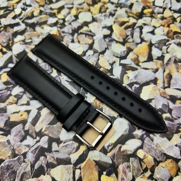 Tali Kulit Jam Tangan Casio MTP-1314L MTP 1314L LTP-1314L-8A Hitam - MTP uk 22 mm