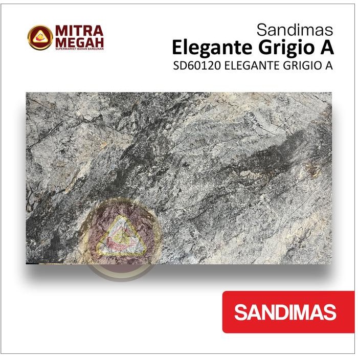 KERAMIK GRANIT SANDIMAS 60X120 ELEGANTE GRIGIO A