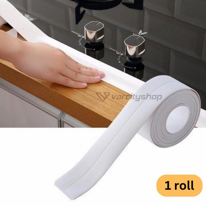 Strip Perekat Anti Air Isolasi Dapur Selotip Dapur Sticker Anti Jamur Air Minyak Lakban Dapur Wastaf