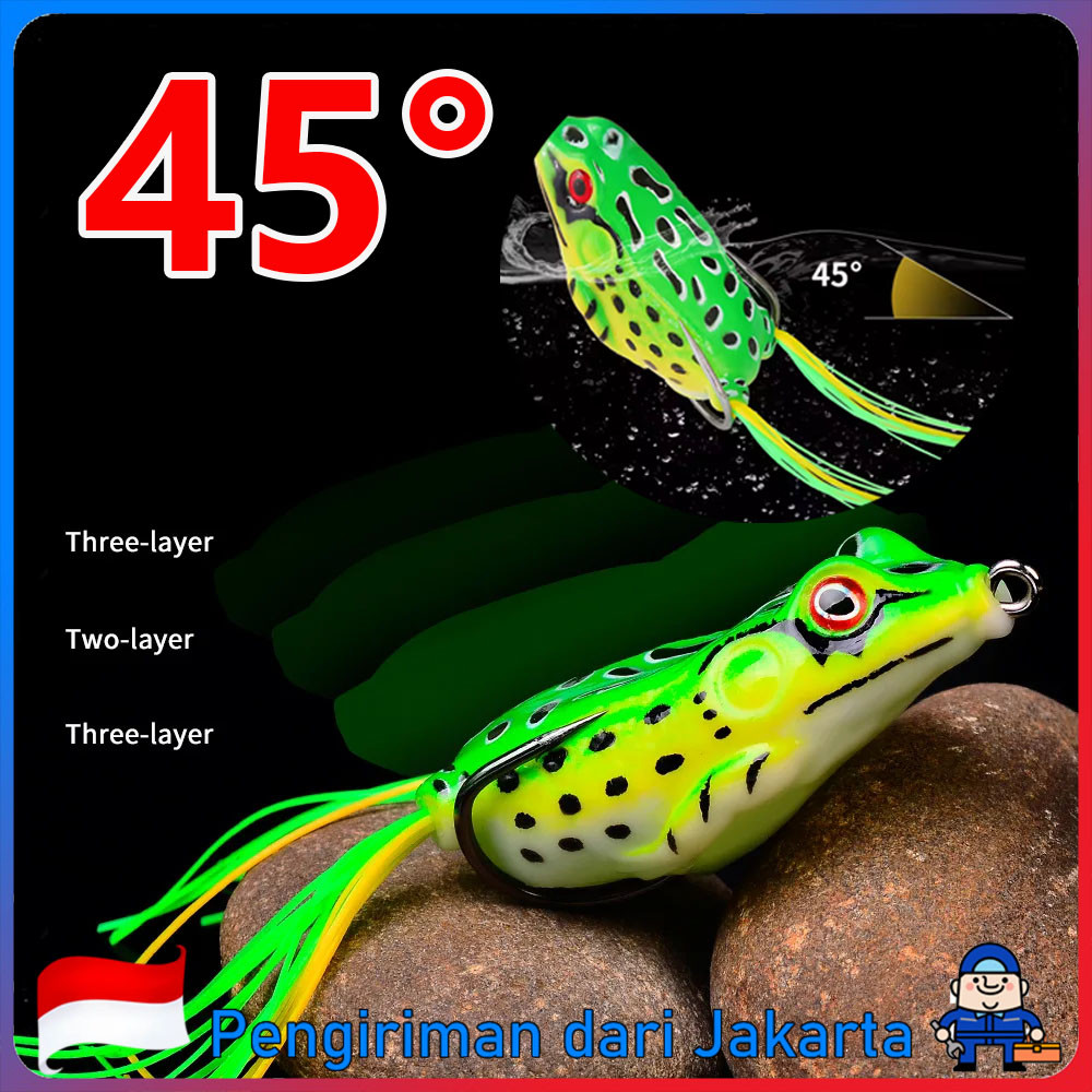 【COD】Umpan pancing kodok lunak 4cm/5g umpan pancing kodok umpan pancing kodok umpan pancing kodok lu