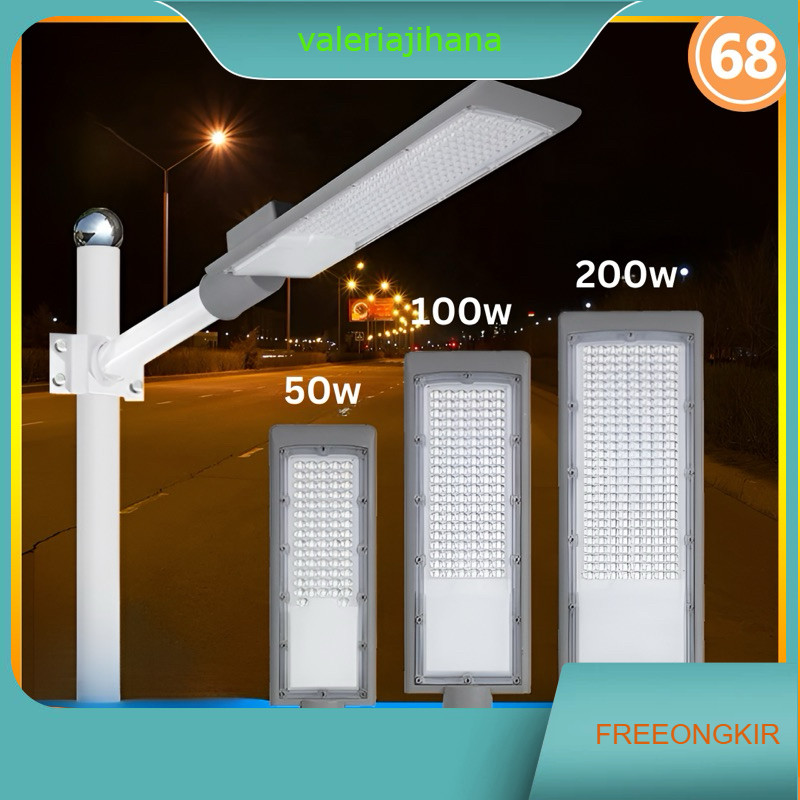 Lampu Jalan LED 50 watt 100 watt 200 watt PJU Penerangan Outdoor Waterproof IP65