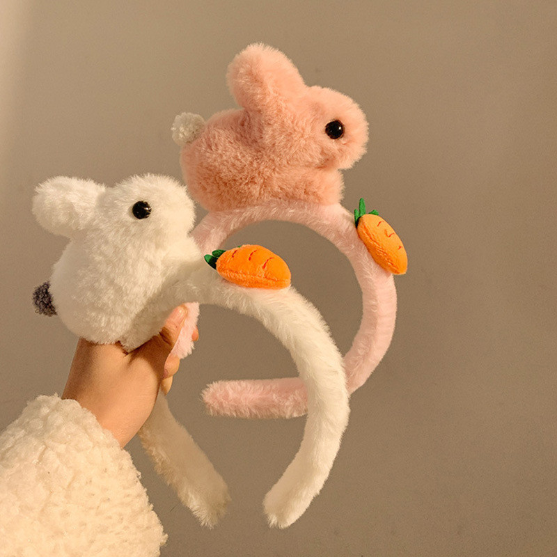 BANDO ANAK ANAK  KELINCI  LUCU / BANDO BULU LUCU