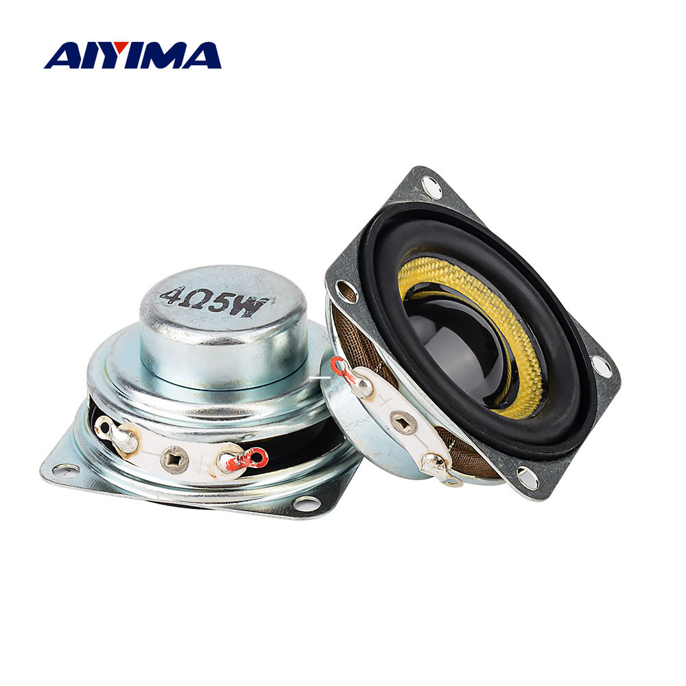 AIYIMA 1.5 Inch 4/8ohm 5W Mini Audio Portable Speaker 40mm Full Range Ultra-Thin Neodymium Loudpeake