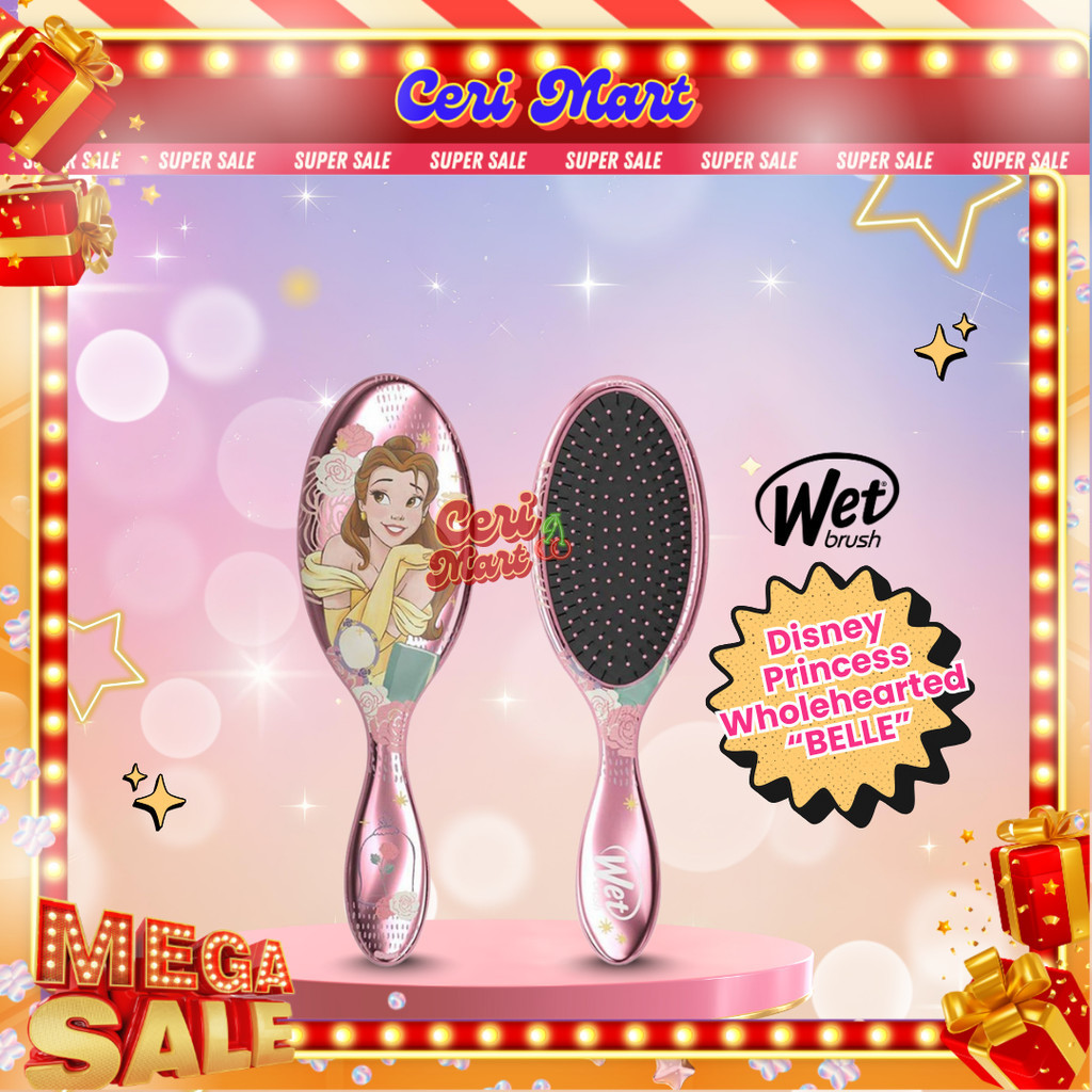 The Wet Brush WetBrush Disney Princess Wholehearted Belle Sisiran Lancar