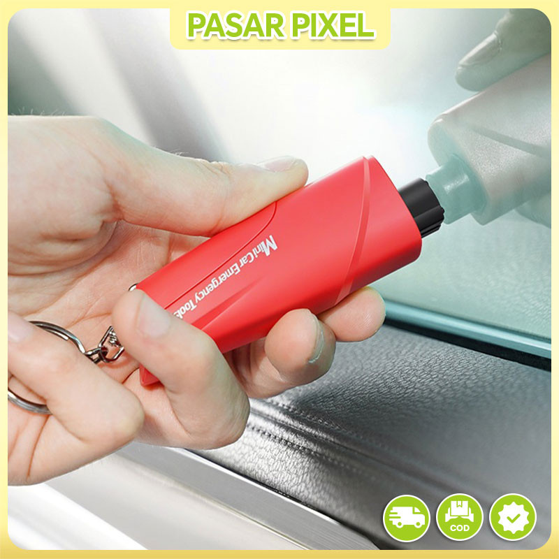 Aksesoris mobil mobil multifungsi darurat melarikan diri pemecah jendela portabel pemecah jendela mo