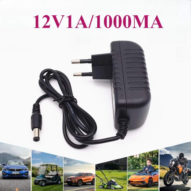 Charger Mobil PMB | Adaptor Mobil Aki Anak 12.6V 1000mAh/1Amper  Motor PCX Mainan