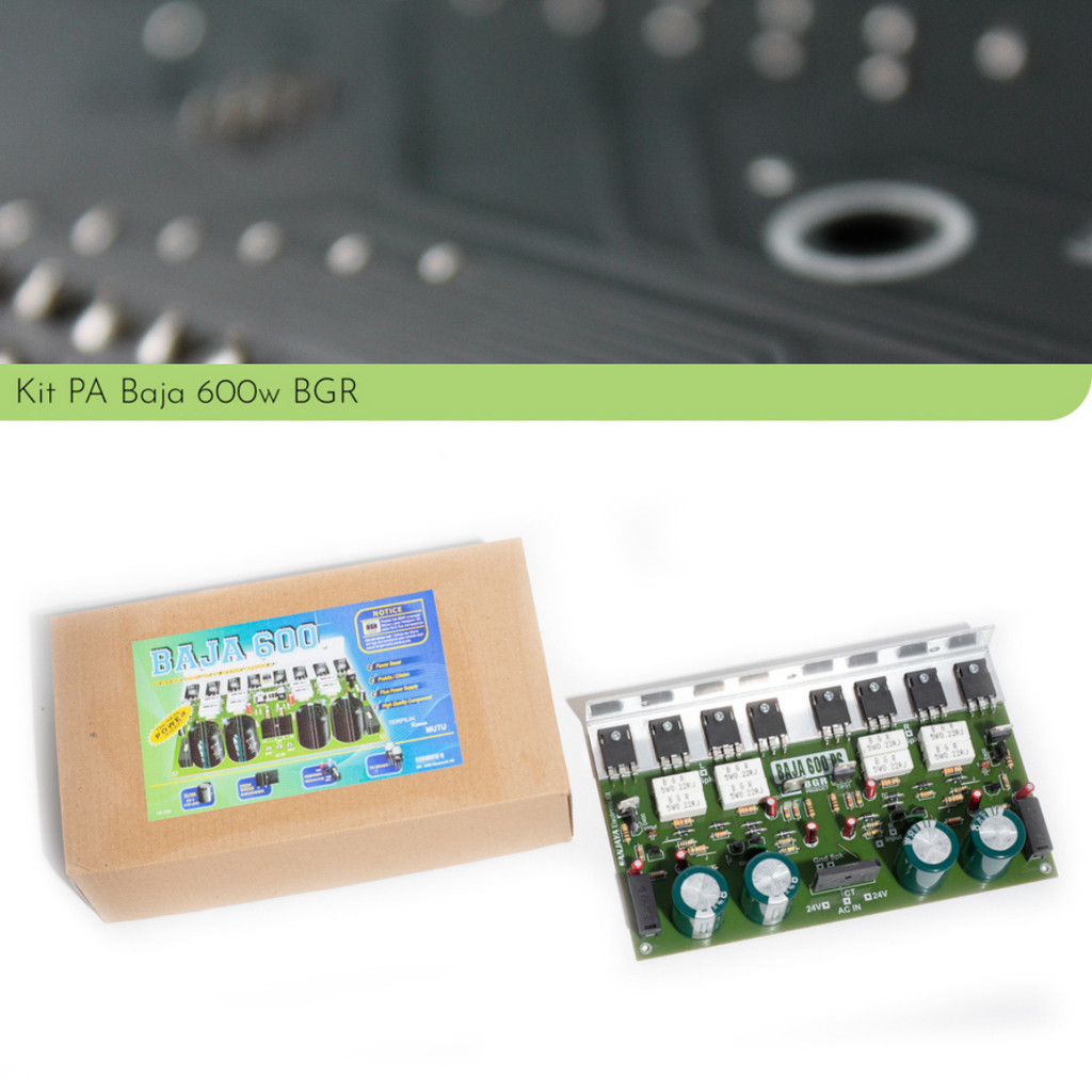 Kit Rakitan Power Amplifier Stereo Baja 600w TIP  by BGR BELL