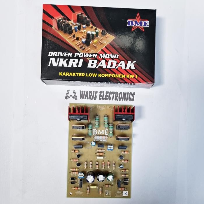 Driver Power Mono Amplifier NKRI Badak Karakter Low BME Berkualitas