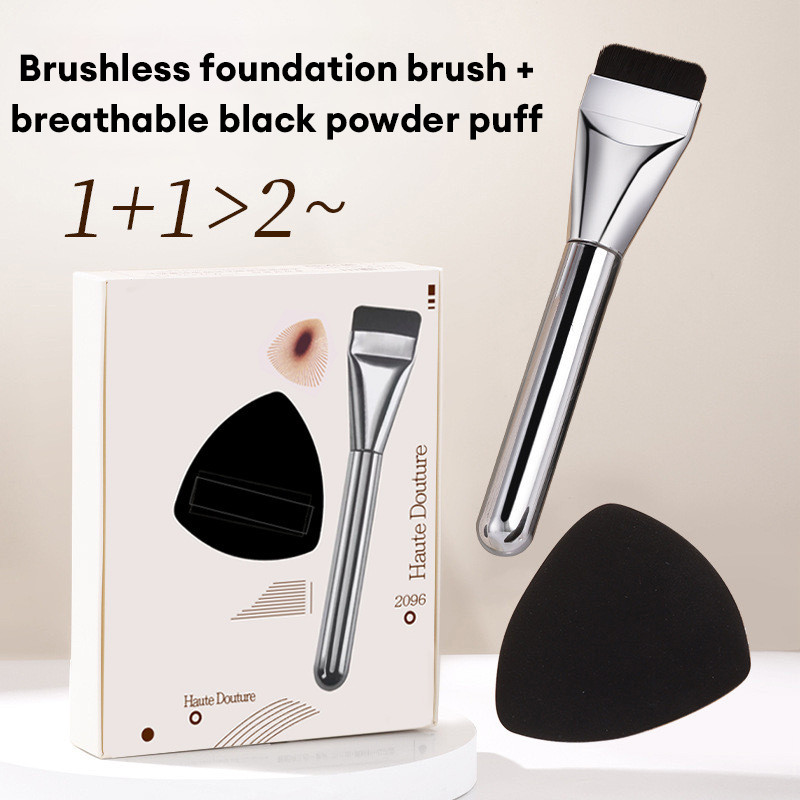 [COD] Kuas Alas Bedak +Palet Warna+ Bedak Set Alat Rias Krim Masker Wajah Serbaguna Yang Lembut-SS