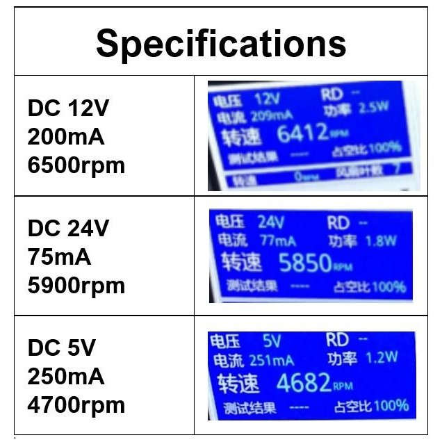 Turbo Fan Mini Blower Kipas Pendingin Brushless DC 5V 12V 24V Keong - 5015 5VDC
