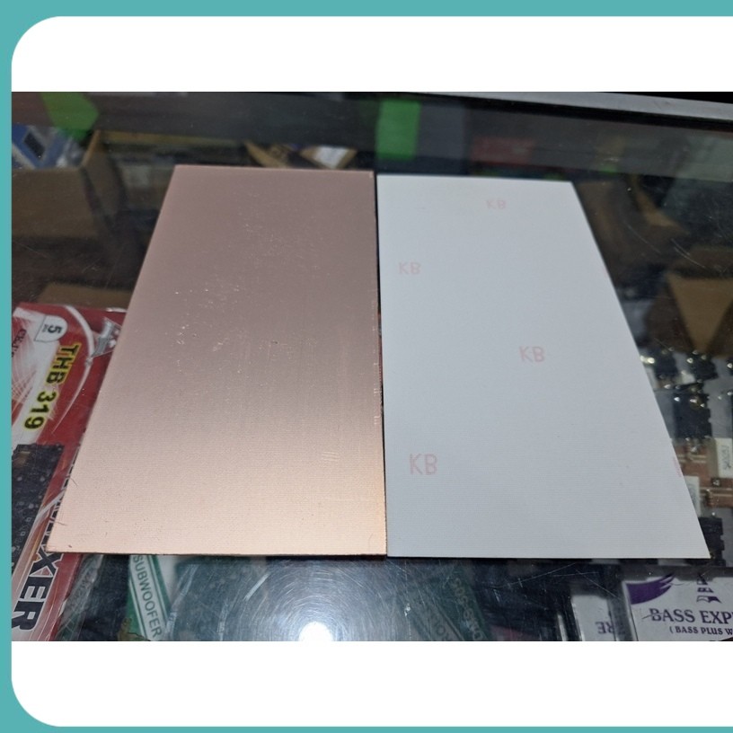 PCB POLOS FIBER PUTIH 10 X 20 CM Cod