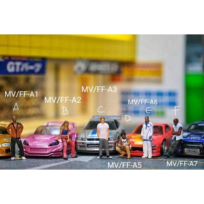 IGS99 Figure fast furious skala 1/64 custom figure KS142 - ff A