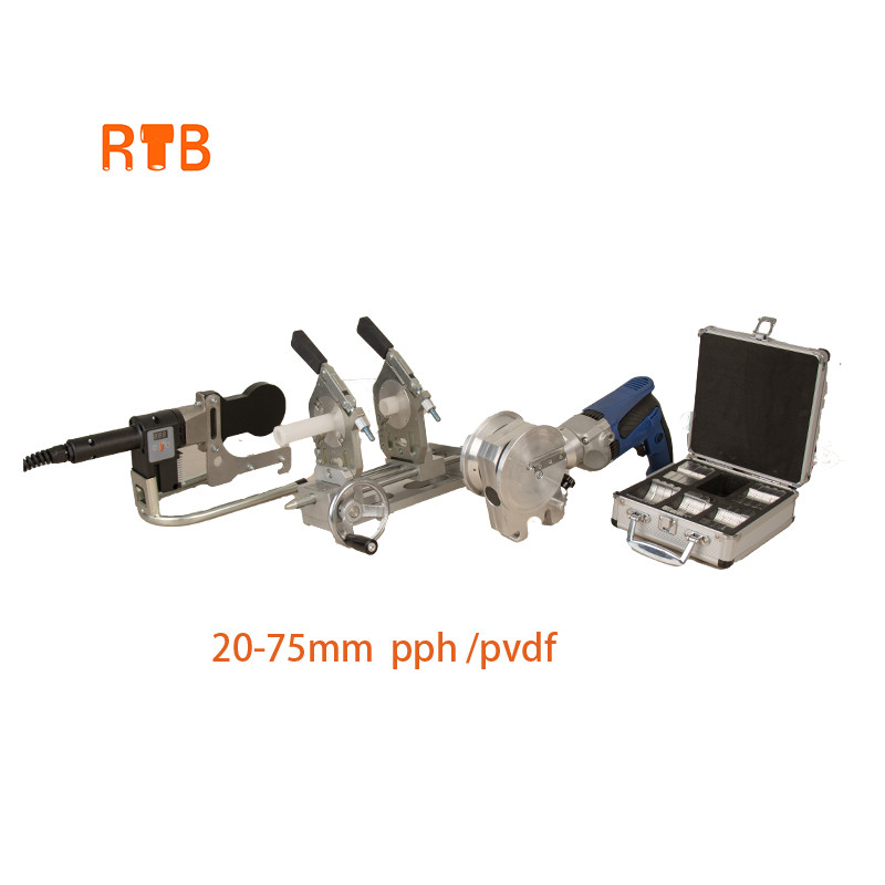 20-75mm butt fusion maichine Portable butt fusion machine Aluminum box packaging Tube Clamps tool