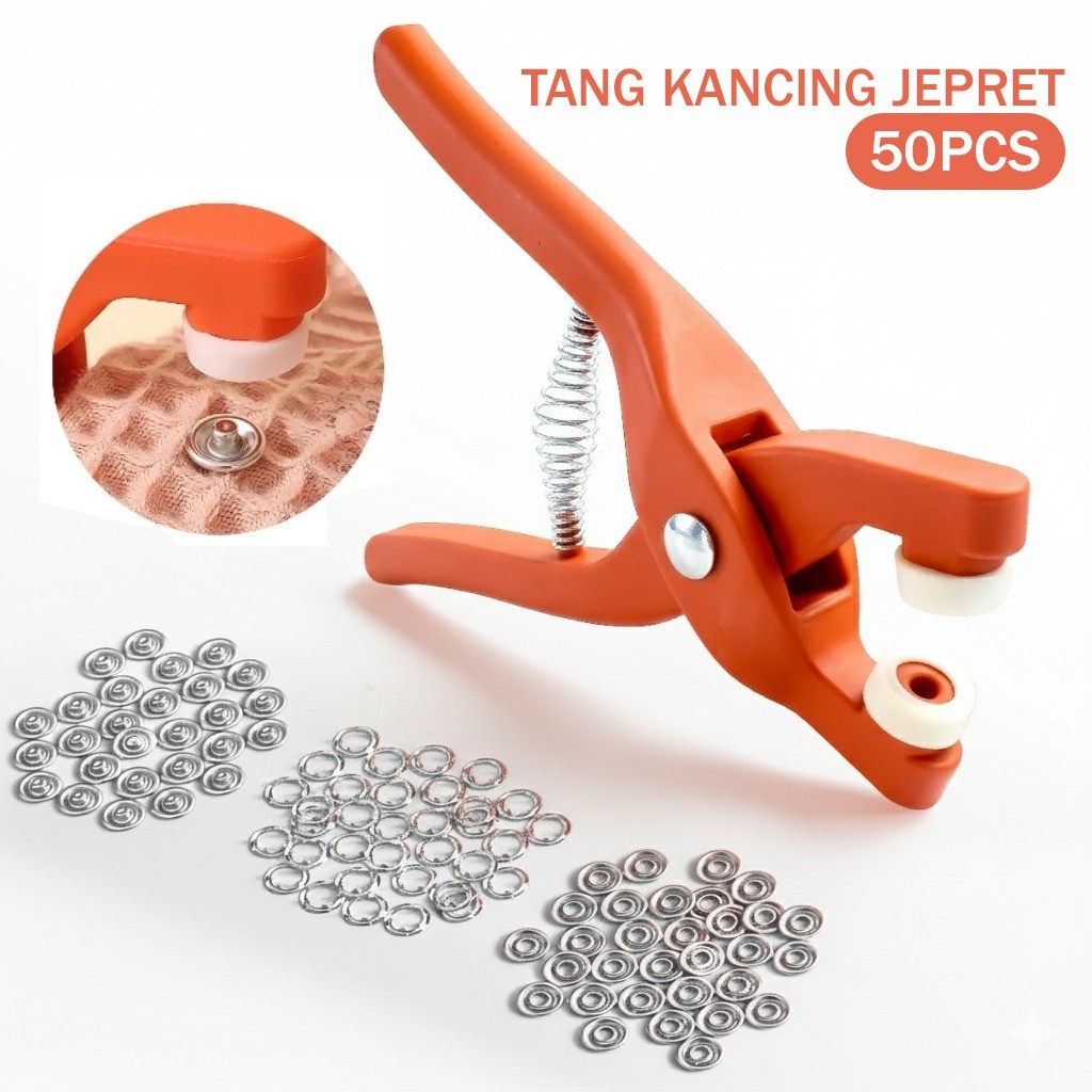 Allefix Tang Jepit Pemasang Kancing Tang Pengancing Snap- 6723