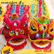 NEW TRENDING TERLARIS ️BEST SELLER️Barongsai anak (ukuran kepala dewasa bisa masuk)||Mainan Barongsa