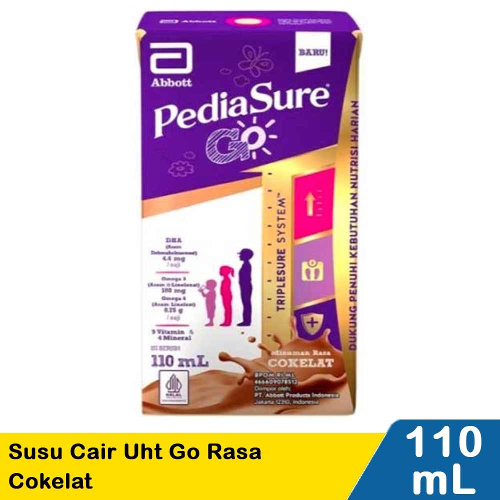 PEDIASURE SUSU CAIR UHT GO COKELAT 110mL