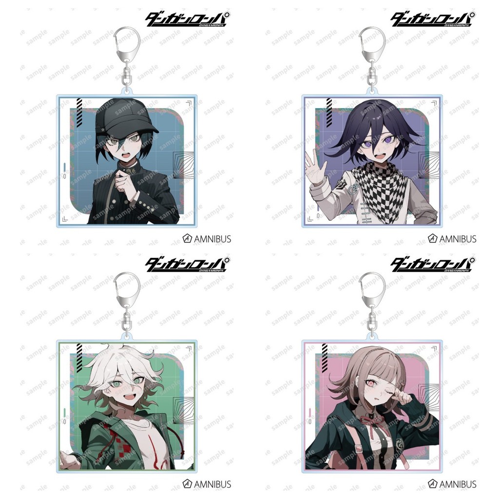 Anime Danganronpa 3 6cm Nagagi Maishi Kirigiri Kyoko Hinata Hajime Oda Nagato Acrylic keychain Frien