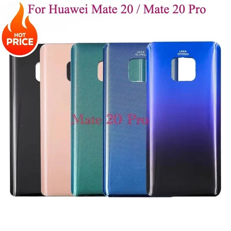 New For Huawei Mate 20 / Mate 20 Pro Battery Back Cover 3D Glass Panel Rear Door Housing Case Adhesi